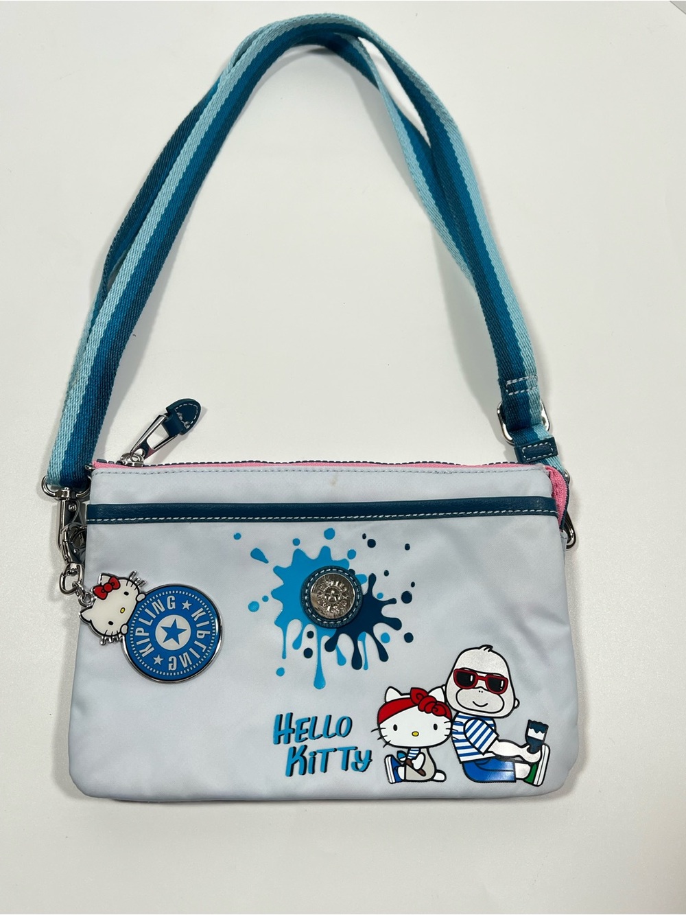 Kipling x Hello Kitty RIRI Crossbody Bag Shoulder Purse Charm San Rio